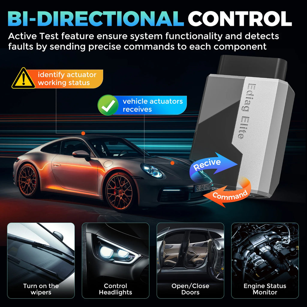 Scanner OBD2 KINGBOLEN EDIAG ELITE - Diagnostic Multi-Marques