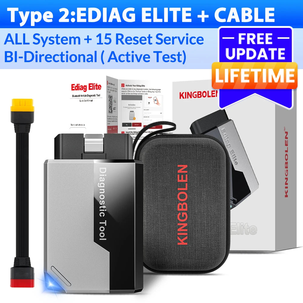 Scanner OBD2 KINGBOLEN EDIAG ELITE - Diagnostic Multi-Marques