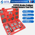 Kit 22 Pièces Compresseur de Piston d'Étrier de Frein + 18 Adaptateurs