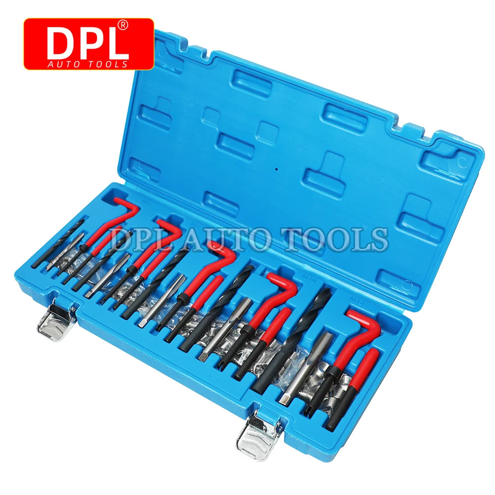 Kit de Réparation de Filetage Helicoil 131 Pièces — M5, M6, M8, M10, M12