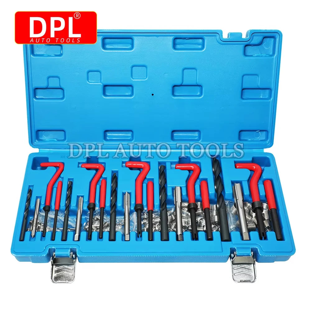 Kit de Réparation de Filetage Helicoil 131 Pièces — M5, M6, M8, M10, M12