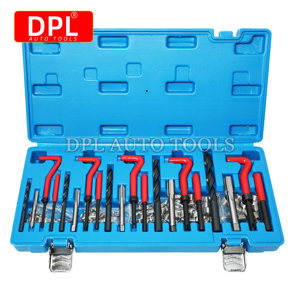 Kit de Réparation de Filetage Helicoil 131 Pièces — M5, M6, M8, M10, M12